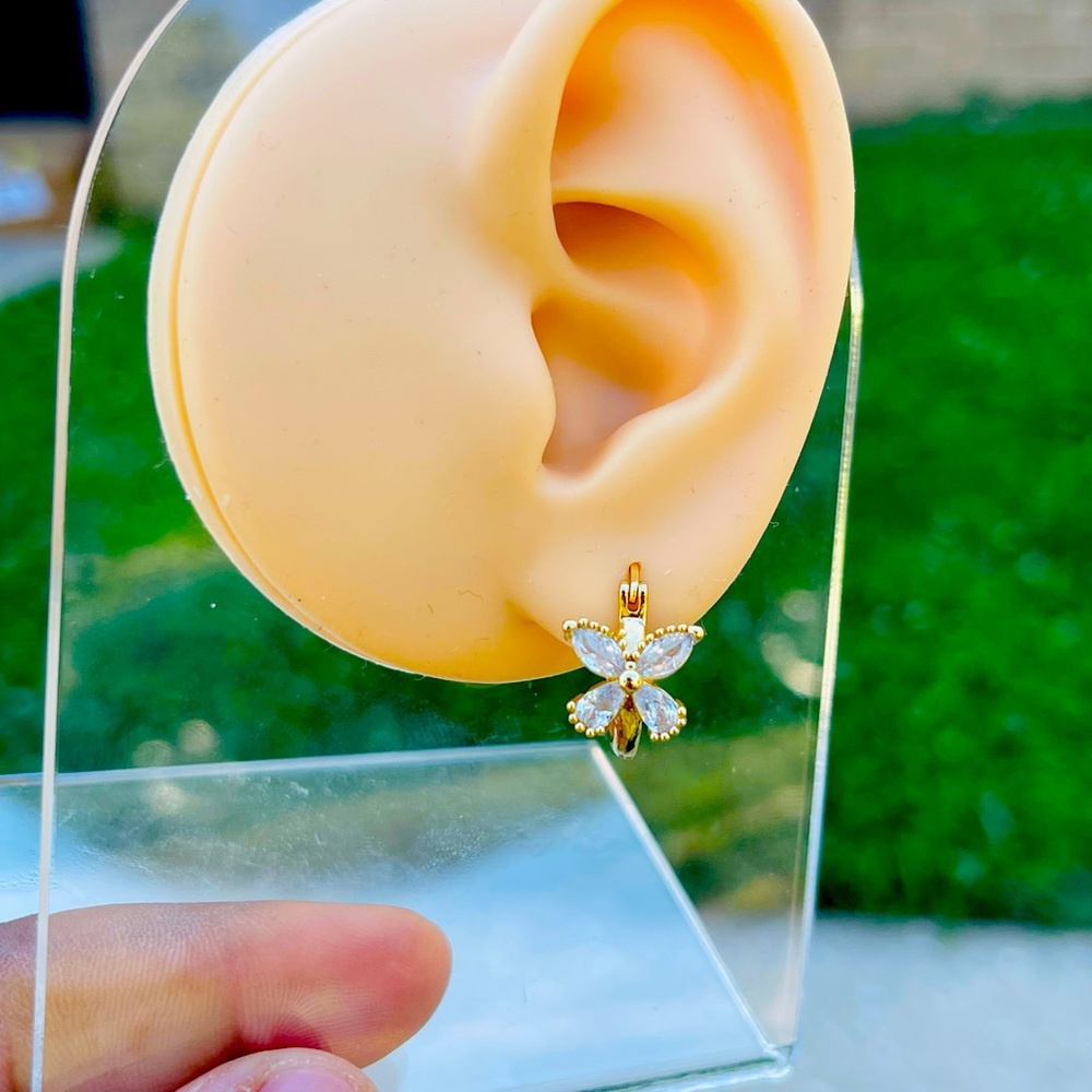 18K gold plated earrings